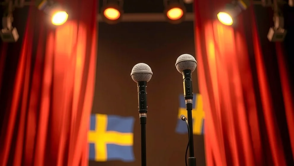 David Batra och Johan Glans tillsammans