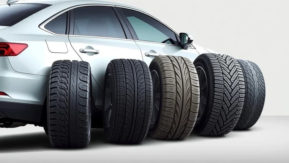 Får man ha olika däck på bilen