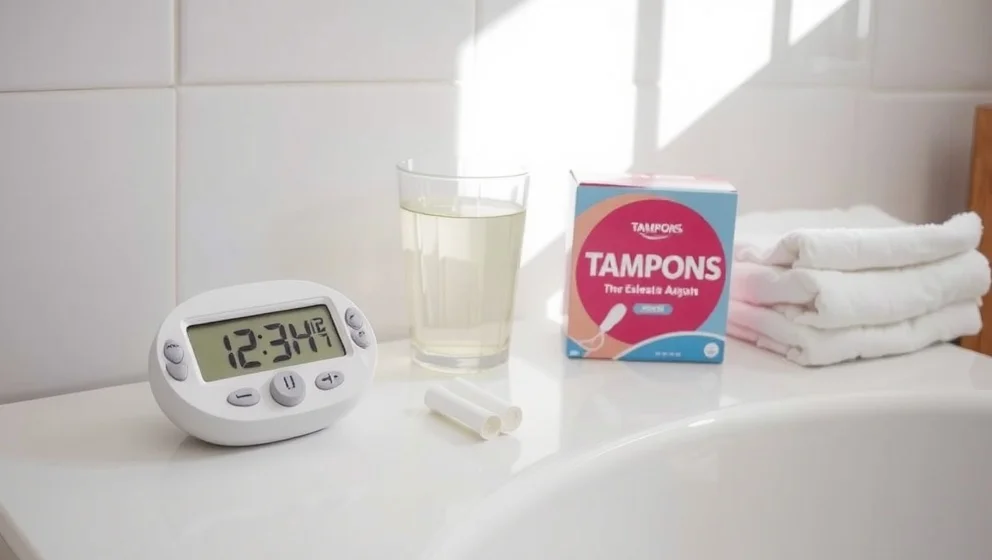 Hur länge ska man ha i en tampong
