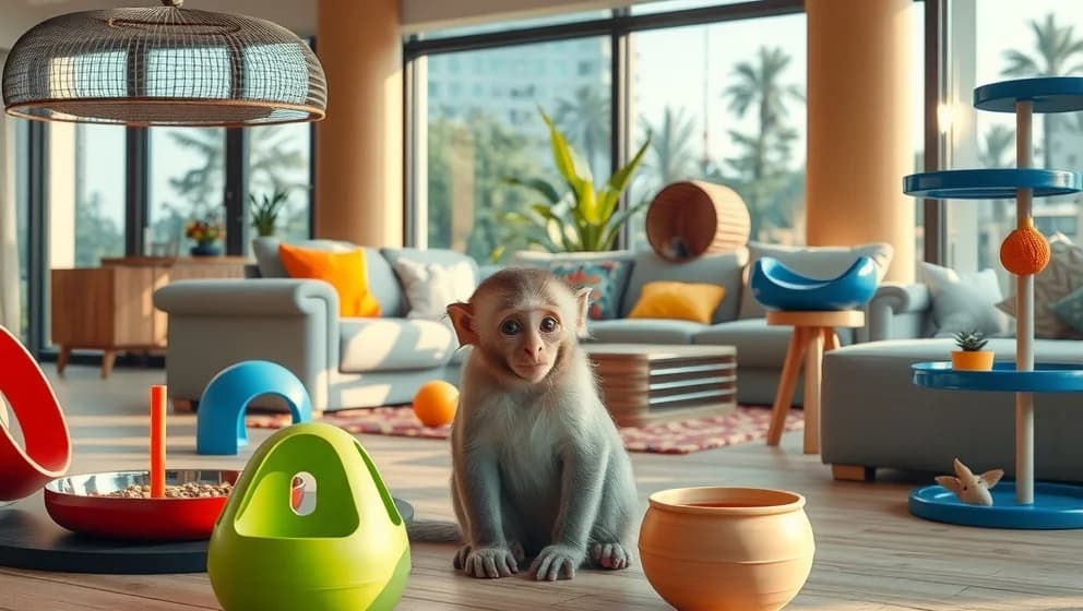 Kan man ha en apa som husdjur